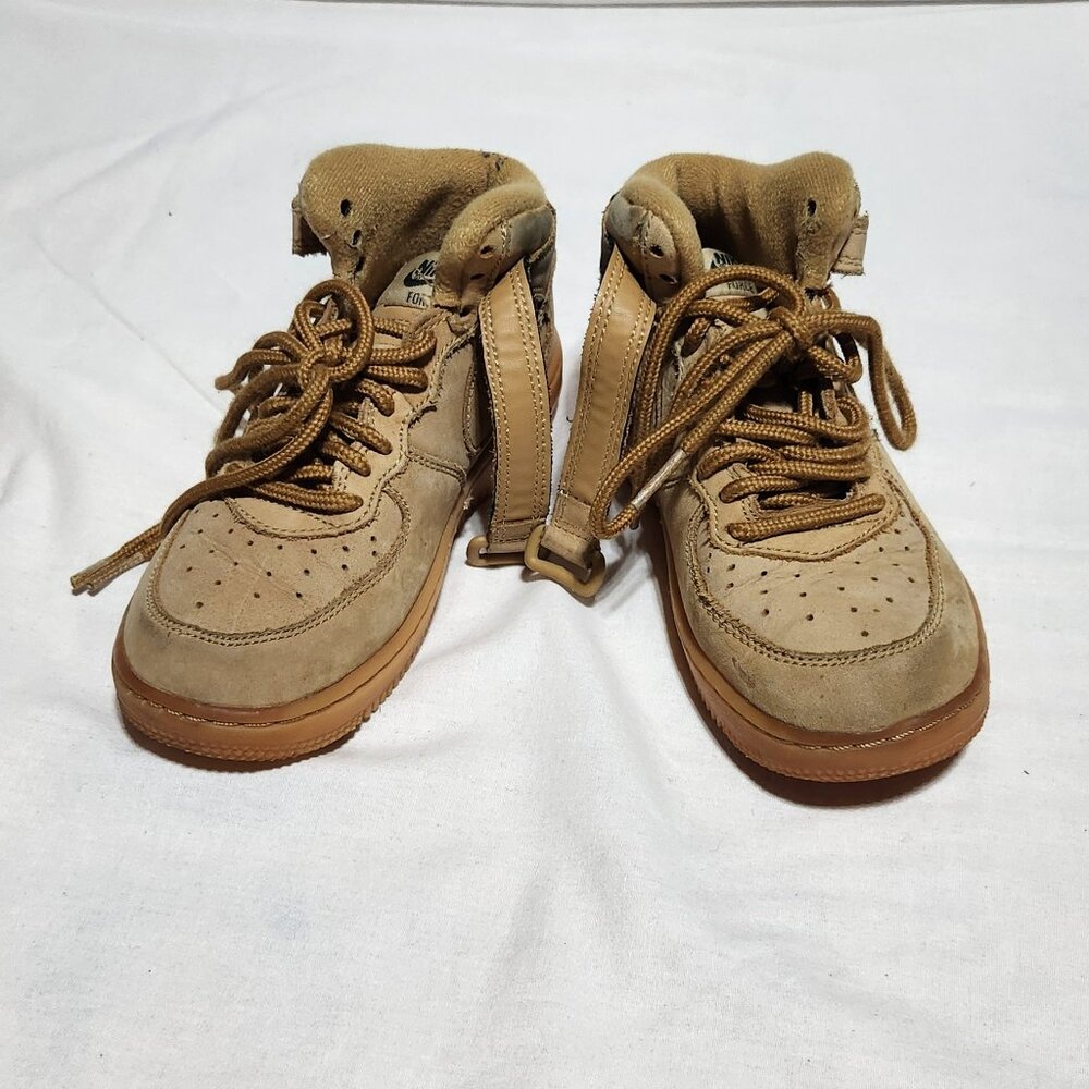 Nike Kids’ Tan High‑Top Sneakers – Size 13C